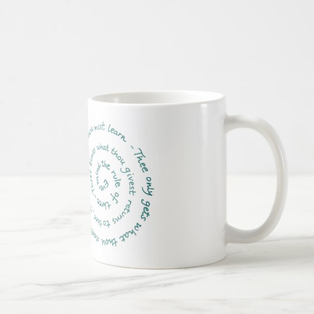 Härska av 3 - häxa lag - Wiccan Rede Kaffemugg (Höger)