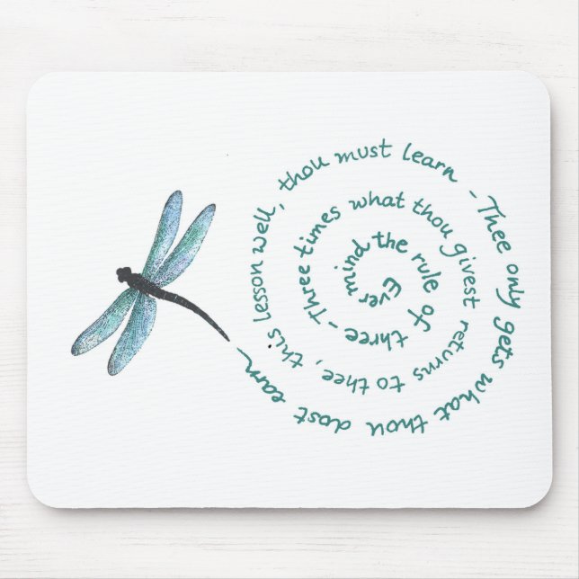 Härska av 3 - häxa lag - Wiccan Rede Musmatta (Framsidan)