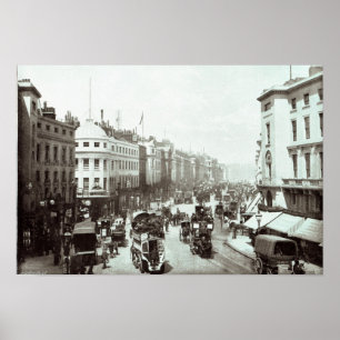 Härska gata, London c.1900 Poster