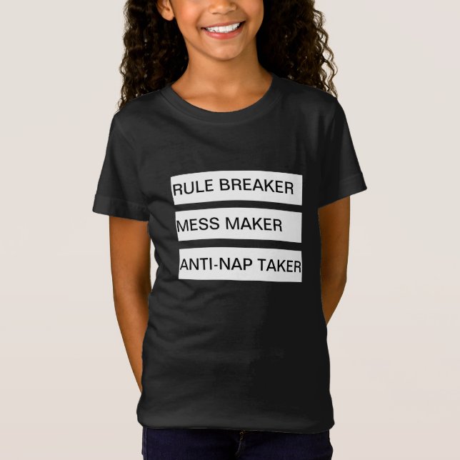 Härska säkerhetsbrytaren som den oreda tillverkare t shirt (Framsida)