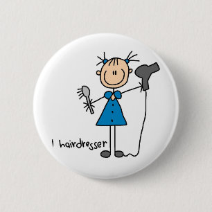 Hårskänkstick figur knäppas knapp