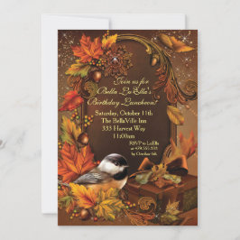 Hårskörd - kallelse till födelsedagsfirande inbjudningar