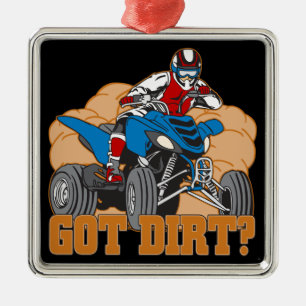 Harsmuts ATV Julgransprydnad Metall