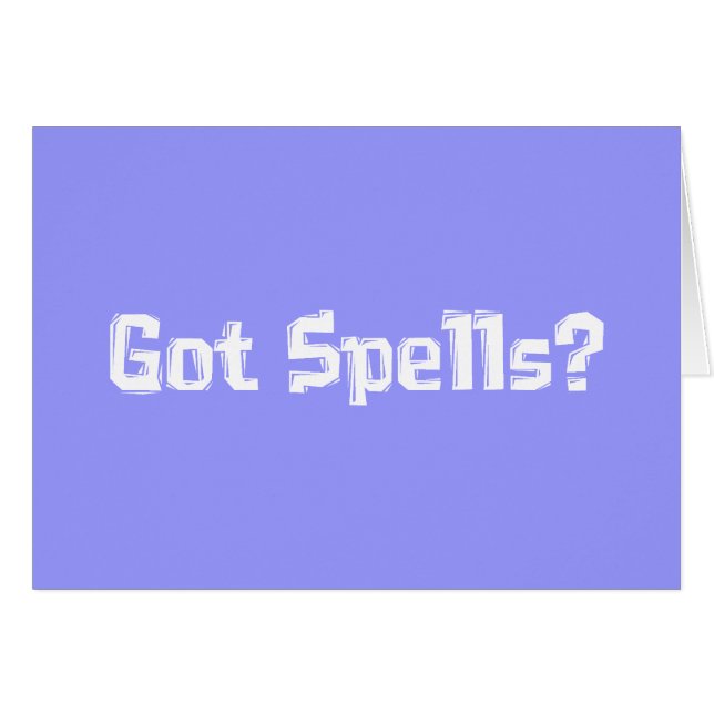 Harspådomargåvor Hälsningskort (Framsidan Horizontal)