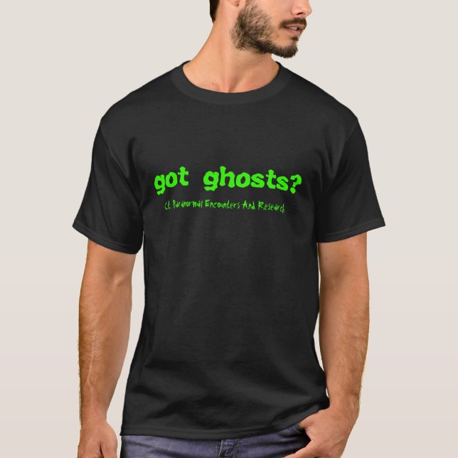 harspöken? - Möten & forskning för Ct paranormala Tee Shirt (Framsida)