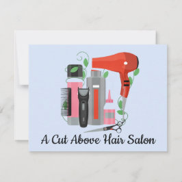 Hårstidslist Note Card & 2025 Calendar on Back Anteckningskort