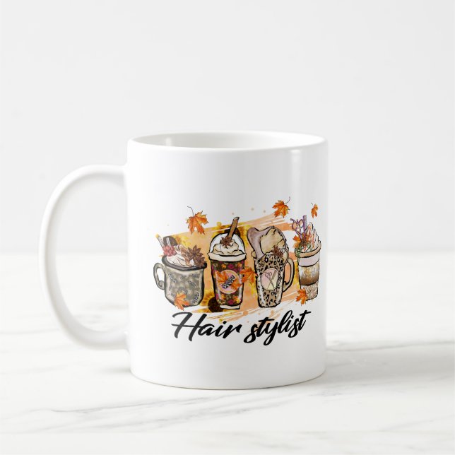 Hårstidslista.. Kaffemugg (Vänster)