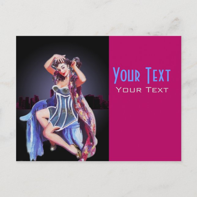 Hårstidslistor - vykort (Framsida)