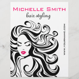 Hårstidstillägg för svartvit Vågigt i elegant  hår Reklamblad