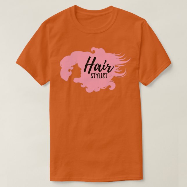 Hårstil 3 t shirt (Design framsida)