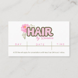 Hårstilsalong, möte affärskort visitkort