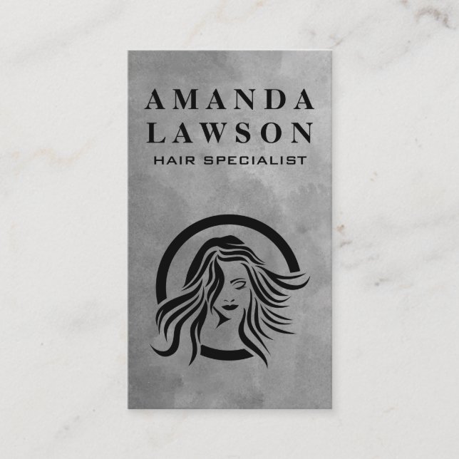 Hårstilslista, Logotyp Visitkort (Framsida)