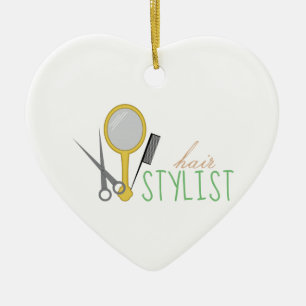 Hårstylist Julgransprydnad Keramik