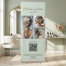 Hårstylist Modern Sagogrön