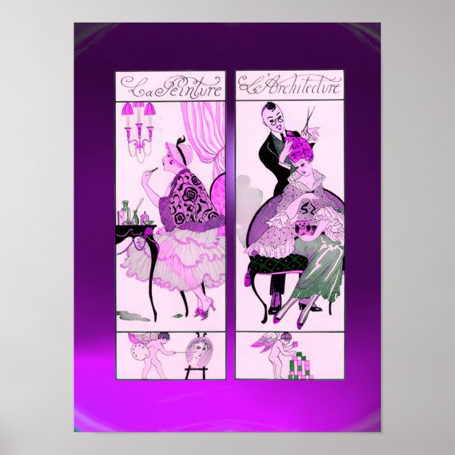 HÅRSTYLIST, MODESKÖNHEtssalong SMINKKONSTNÄR Poster (Framsidan)