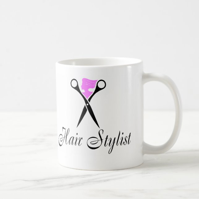Hårstylist (rosa/saxen) kaffemugg (Höger)