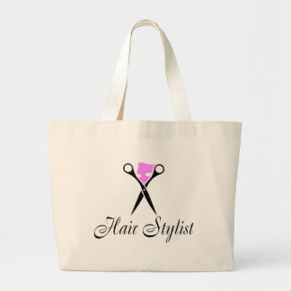 Hårstylist (sax/rosor) jumbo tygkasse