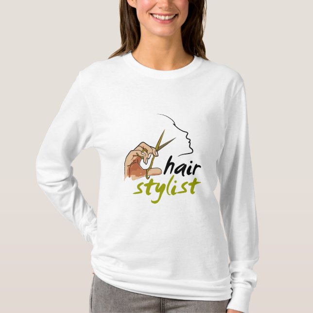 Hårstylist Tee Shirt (Framsida)