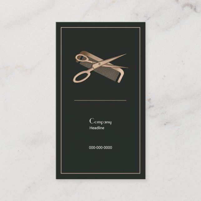 Hårstylist Visitkort (Framsida)