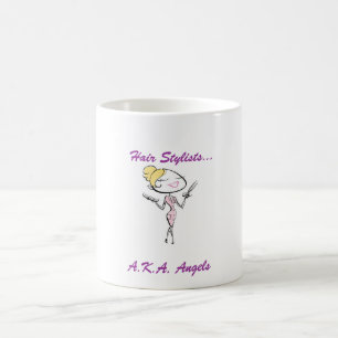 Hårstylister är änglar kaffemugg