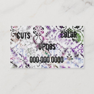 hårstylistkort visitkort