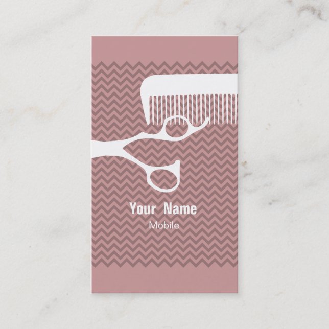 Hårstylistsparre Visitkort (Framsida)