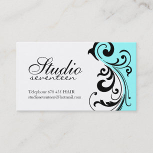 Hårstylistvisitkortar Tidsbeställning Kort
