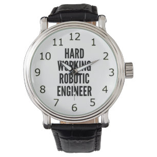 Hårt arbetande robotiska Ingenjör Armbandsur