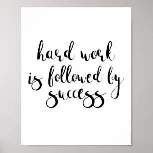 Hårt arbete följs av framgång poster