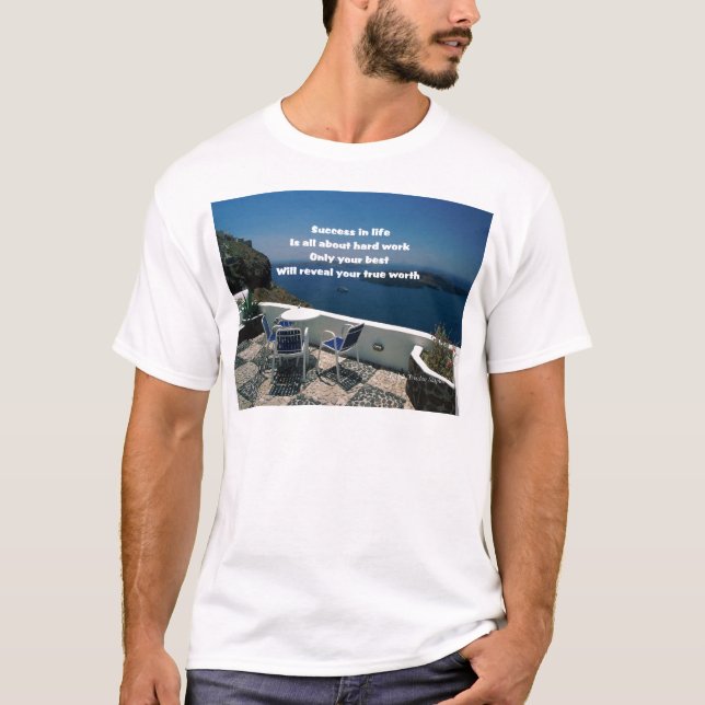 Hårt arbete tee (Framsida)