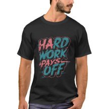 hårt arbete typografi