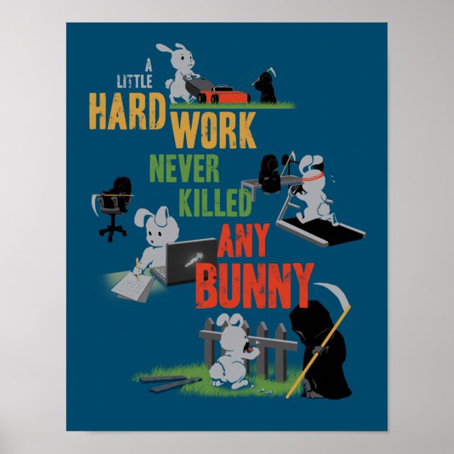 Hårt arbetsbunt poster (Framsidan)
