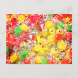 Hårt candy-vykort vykort