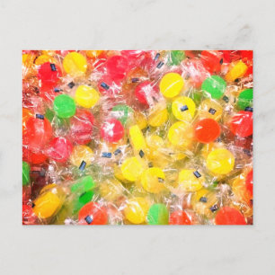 Hårt candy-vykort vykort
