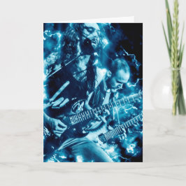 Hårt födelsedagskort för Metall med stor intensite Kort