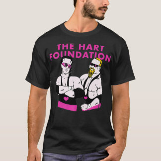 Hart Foundation Wrestling Premium T Shirt