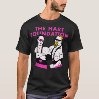 Hart Foundation Wrestling T Shirt