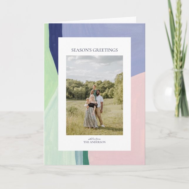 Hårt julfotingskort i Helgdag Helgkort (Framsida)