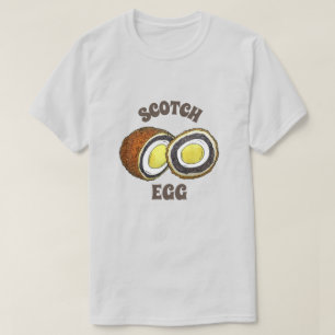 Hårt kokt skotskt ägg, brittiskt brittiskt snabbma t shirt