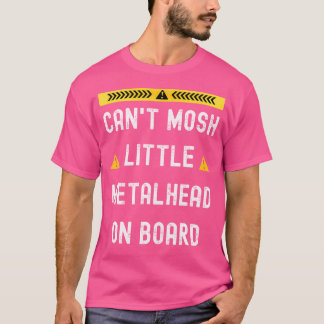 Hårt Metall Baby kan inte mosa lilla Metalhead på  T Shirt