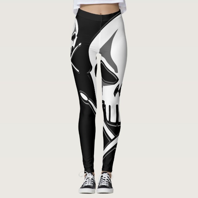 Hårt Metall Drummer Leggings Sten & Roll Legging (Framsida)