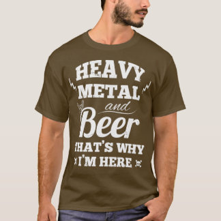 Hårt metall musik och öl 2 t shirt