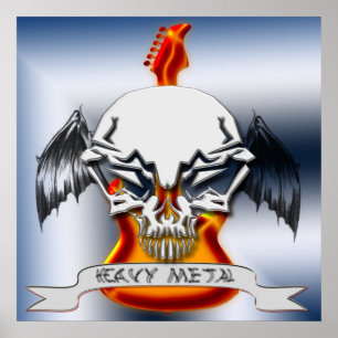 Hårt Metall Poster
