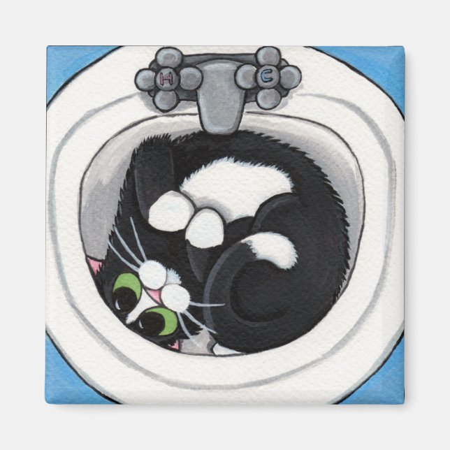 Hårt passande v.2 - Vitaktigt kassettmagnet Magnet (Framsidan)