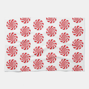 Hårt Peppermint Candy Design Kitchen Towel Kökshandduk
