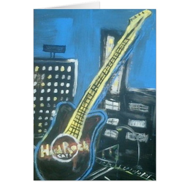 HÅRT ROCK 1 HÄLSNINGSKORT (Framsidan)