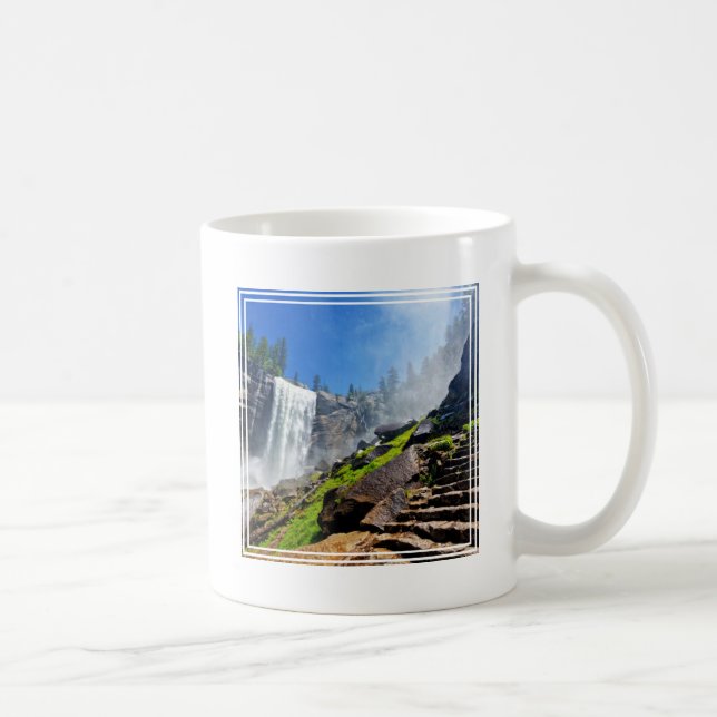 Hårt spray från Vernal | Yosemite nationalpark Kaffemugg (Höger)