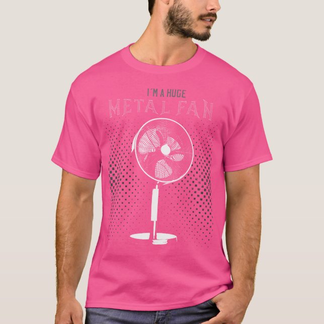 Hårt Sten Heavy Metall Fläkt T Shirt (Framsida)