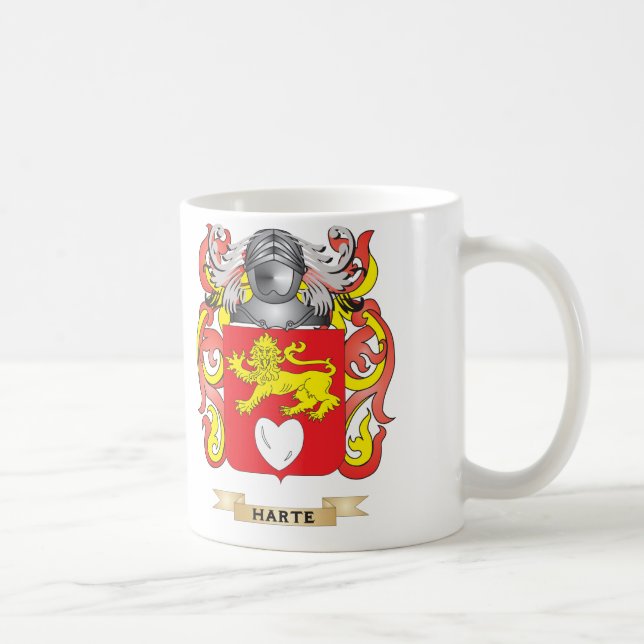 Harte vapensköld (familjvapenskölden) kaffemugg (Höger)