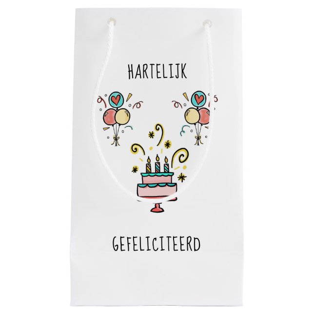 Hartelijk Gefeliciteerd | Happy Birthday (Framsidan)